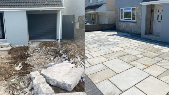 Patio Driveway In Llantwit Major